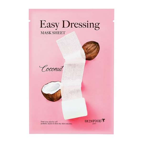 Маска для лица `SKINFOOD` EASY DRESSING с экстрактом кокоса (питательная) 37 г