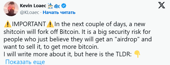 Форк BIP-110 биткоина может подвергнуть держателей повторным атакам